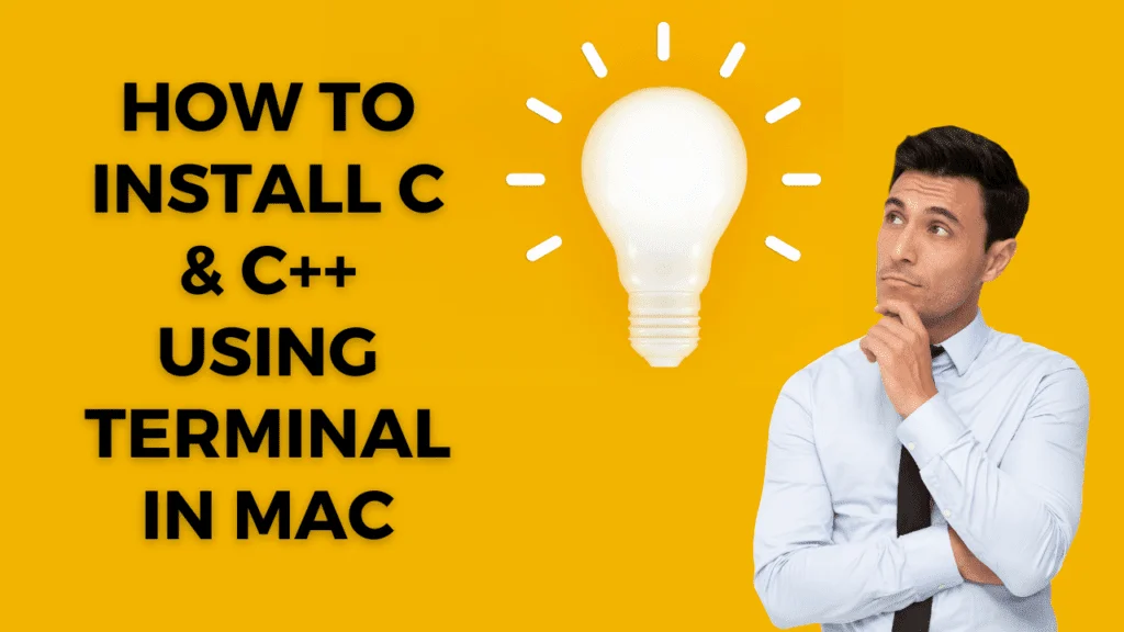 How to Install and Compile C++ using Terminal in Mac